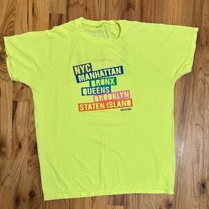 Women's Neon Yellow Graphic Tee
